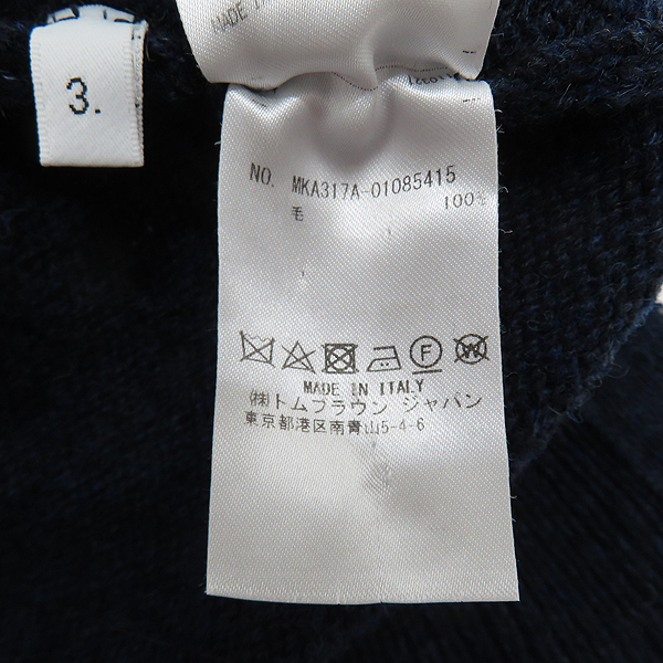 THOM BROWNE(�����) MKA317A ���̺� �÷� �缱 ���� 100% �� ������ ��Ʈ - 3������ [��õ��] �̹���5 - ���̺��� �߰���ǰ