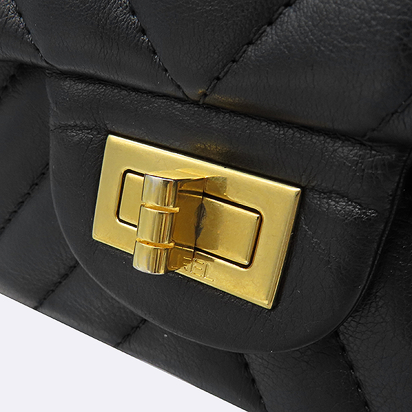Chanel(����) A37586 �����÷� 2.55 Medium �̵�� Chevron ����� ��Ƽġ �÷� ����ΰ� �϶� ü�� ����� [��������] �̹���4 - ���̺��� �߰���ǰ