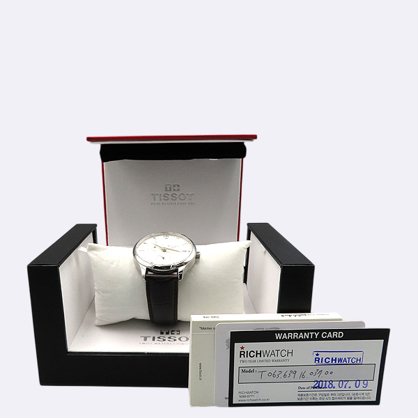 TISSOT(Ƽ��) T063.639.16.037.00 T-Ŭ���� Ʈ����� GMT ���� �ð� [��������] �̹���5 - ���̺��� �߰���ǰ