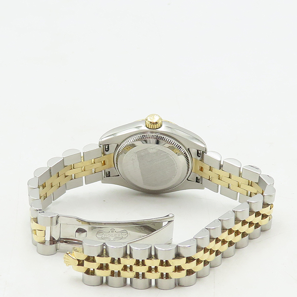 Rolex(�η���) 179173 DATEJUST ��������Ʈ 26MM 10P ���̾� 18K ���ο� ��� �޺� �׷����� ����� �극�̽��� ������ �ð� [�д�������] �̹���3 - ���̺��� �߰���ǰ