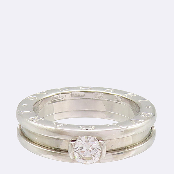 Bvlgari(�Ұ���) AN852522 18K ȭ��Ʈ ��� D�÷� VVS1 0.3ĳ�� ���̾� B-ZERO 1(�����ο�) ���� - 12ȣ [��������] �̹���2 - ���̺��� �߰���ǰ