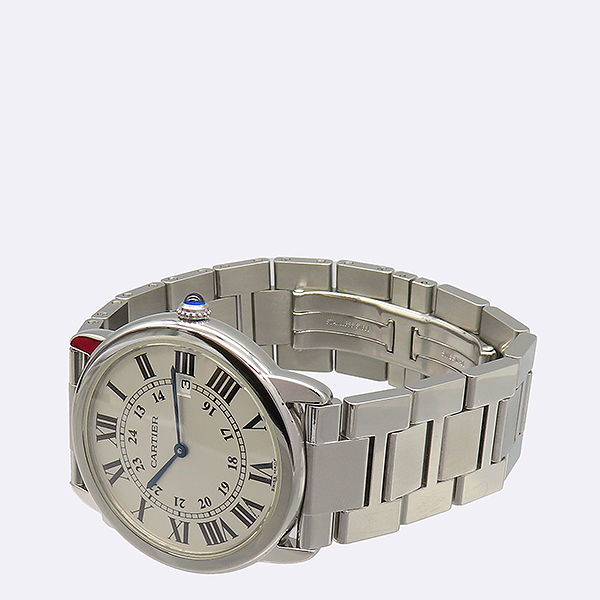 Cartier(��쿡) W6701005 Ronde Solo de Cartier �е� �ַ� �� ��쿡 L ������ 36mm �θ��ε��� ȭ��Ʈ���̾� �������� ����Ʈ ��ƿ ������ð� [��������] �̹���2 - ���̺��� �߰���ǰ