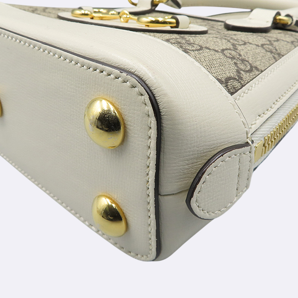 Gucci(����) 640716 ȭ��Ʈ ���� ������ GG ������ ĵ���� Ȧ���� 1955 �̴� ž �ڵ� ��Ʈ�� + �����Ʈ�� 2WAY [��������] �̹���4 - ���̺��� �߰���ǰ