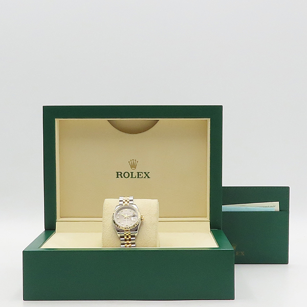Rolex(�η���) 179173 DATEJUST ��������Ʈ 26MM 10P ���̾� 18K ���ο� ��� �޺� �׷����� ����� �극�̽��� ������ �ð� [�д�������] �̹���5 - ���̺��� �߰���ǰ