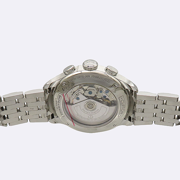 Baume&Mercier(���޸޸��ÿ�) MOA10278 Ŭ������ 43MM ��ƿ ũ�γ� �����ƽ ������ �ð� [��������] �̹���4 - ���̺��� �߰���ǰ
