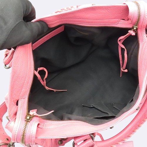 Balenciaga(�߷��þư�) 235216 ��ũ ���� CLASSIC(Ŭ����) ���� 2WAY+�����ſ� [û��������] �̹���4 - ���̺��� �߰���ǰ