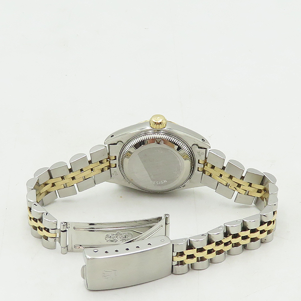 Rolex(�η���) 69173 DATEJUST ����Ʈ����Ʈ 26MM �����̾� �� �ε��� 18K �޺� ��ƿ ����� �극�̽��� ������ �ð� [�д�������] �̹���3 - ���̺��� �߰���ǰ