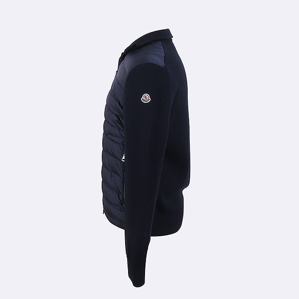 MONCLER(��Ŭ����) ���̺� TRICOT CARDIGAN �ٿ� �е� �� ��Ʈ ���� ������ ����� - L [��������] �̹���2 - ���̺��� �߰���ǰ