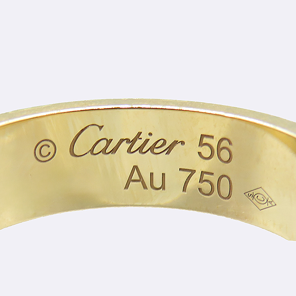 Cartier(��쿡) B4084656 AU750 18K ���ο� ��� LOVE RING ���긵 5.5MM ���� - 16ȣ [��������] �̹���3 - ���̺��� �߰���ǰ