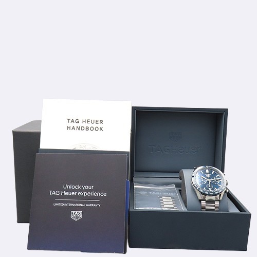 Tag Heuer(�±�ȣ�̾�) CBN2A1A.BA0643 ���� ���̾� ��� 44MM ũ�γ�׷��� �����ƽ �ý���� ��ƿ ������ �ð� [û��������] �̹���6 - ���̺��� �߰���ǰ