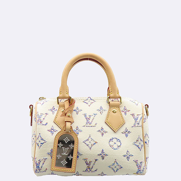 Louis Vuitton(���̺���) M24709 ��Ƽ�÷� ������(Blanc Multicolor) �к긯 �ݵѸ��� 20 ��Ʈ�� + �����Ʈ�� 2WAY [��������] �̹���2 - ���̺��� �߰���ǰ