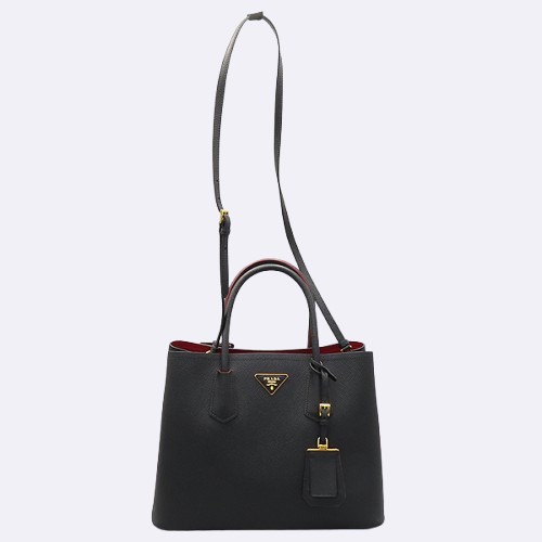Prada(�����) 1BG775 ���� ���ǾƳ� �ﰢ �ΰ� �κ��� ��Ʈ�� + �����Ʈ�� 2WAY [û��������] �̹���4 - ���̺��� �߰���ǰ