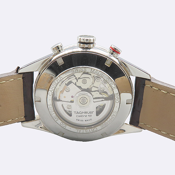 Tag Heuer(�±�ȣ�̾�) CV2A12 CARRERA ���(ī����) ũ�γ�׷��� �����ƽ ���̵���Ʈ ���� ����  DD��Ŭ ���׹�� ������ �ð� [�ϻ�Ե���] �̹���5 - ���̺��� �߰���ǰ