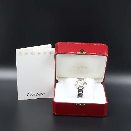 Cartier(��쿡) WE902080 �߷պ��� 18K ��ũ��� ���� ���̾Ƹ�� 33MM �����ƽ �����ð� [����ż�����] �̹���2 - ���̺��� �߰���ǰ