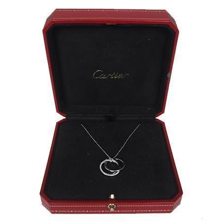 Cartier(��쿡) B304550 ���̾� ���� ���� ����� 18K ȭ��Ʈ��� Ʈ����Ƽ �����(���ֻ���) �̹���2 - ���̺��� �߰���ǰ
