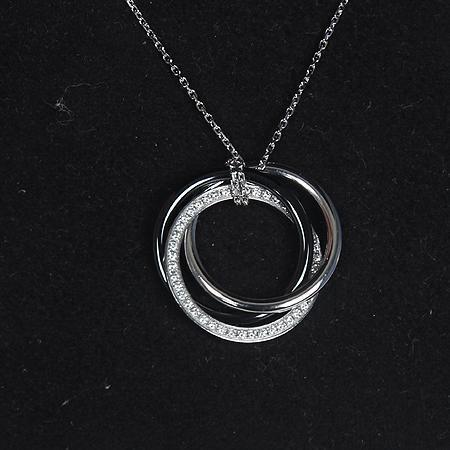 Cartier(��쿡) B304550 ���̾� ���� ���� ����� 18K ȭ��Ʈ��� Ʈ����Ƽ �����(���ֻ���) �̹���4 - ���̺��� �߰���ǰ