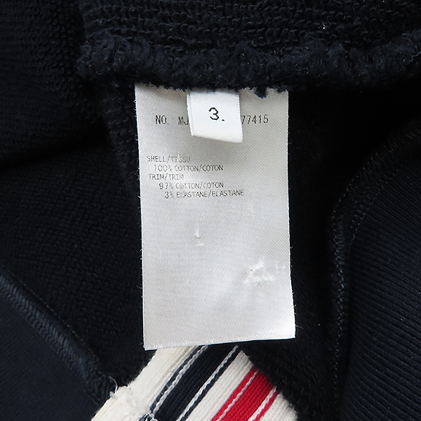 THOM BROWNE(�����) MJT086A ���̺� �÷� ��Ｑ �ĵ�Ƽ - 3������ [�ϻ�Ե���] �̹���5 - ���̺��� �߰���ǰ