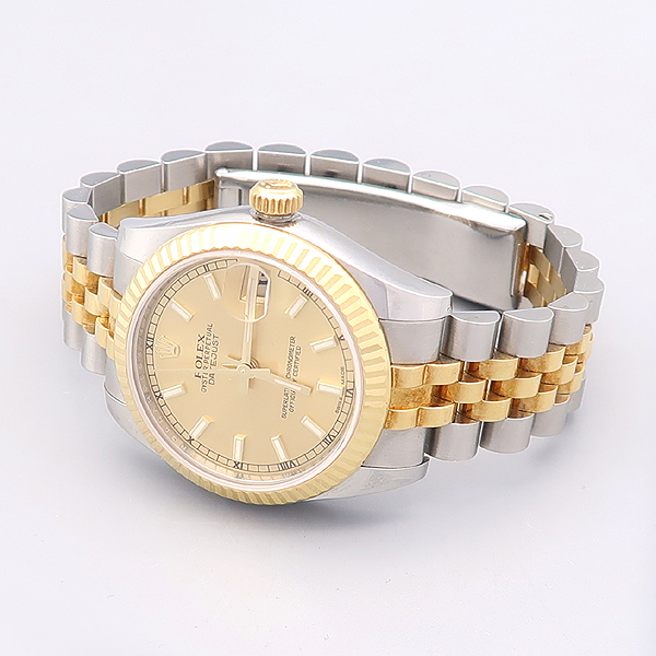 Rolex(�η���) 178273 18K �޺� ������ ���̾� �� �ε��� DATEJUST(����Ʈ ����Ʈ) 31MM ���� �������� �ð� [����������] �̹���2 - ���̺��� �߰���ǰ
