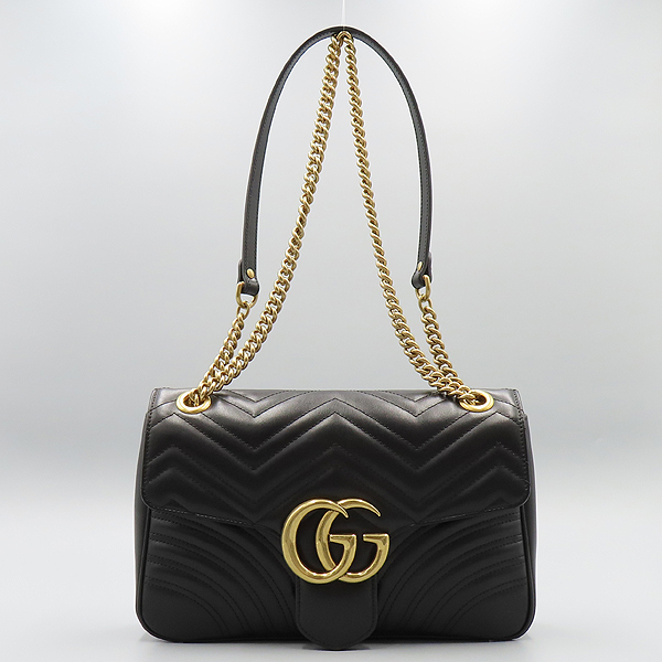 Gucci(����) 443496 ���� ��Ʋ�� ���� �̵�� M ������ ����� ��Ʈ��Ƽġ GG Marmont ����Ʈ ü�� �÷� ����� [�ϳ��̻���] �̹���2 - ���̺��� �߰���ǰ