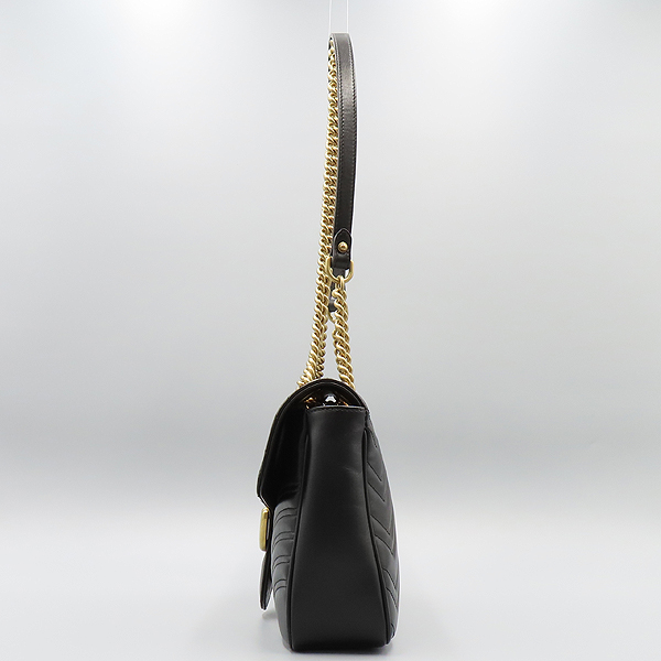 Gucci(����) 443496 ���� ��Ʋ�� ���� �̵�� M ������ ����� ��Ʈ��Ƽġ GG Marmont ����Ʈ ü�� �÷� ����� [�ϳ��̻���] �̹���3 - ���̺��� �߰���ǰ