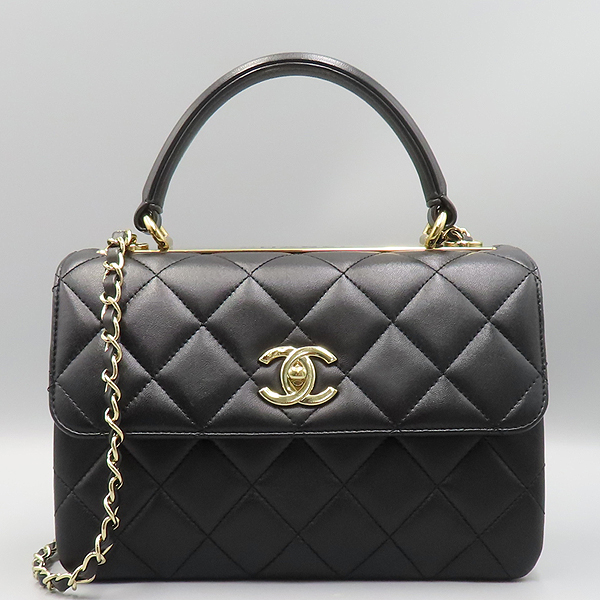 Chanel(����) A92236 ���� ����Ų ���� ����Ż Ʈ���� CC ���� ž�ڵ� �÷��� + ü�ν�Ʈ�� 2WAY [��ź�Ե���] �̹���2 - ���̺��� �߰���ǰ