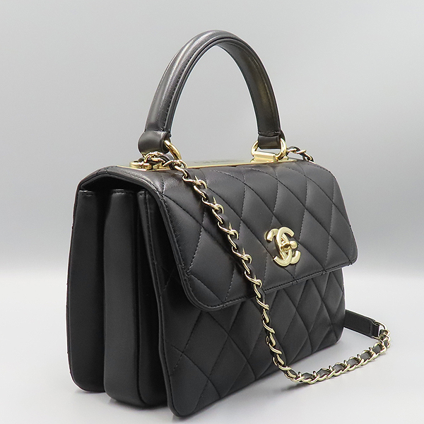 Chanel(����) A92236 ���� ����Ų ���� ����Ż Ʈ���� CC ���� ž�ڵ� �÷��� + ü�ν�Ʈ�� 2WAY [��ź�Ե���] �̹���3 - ���̺��� �߰���ǰ
