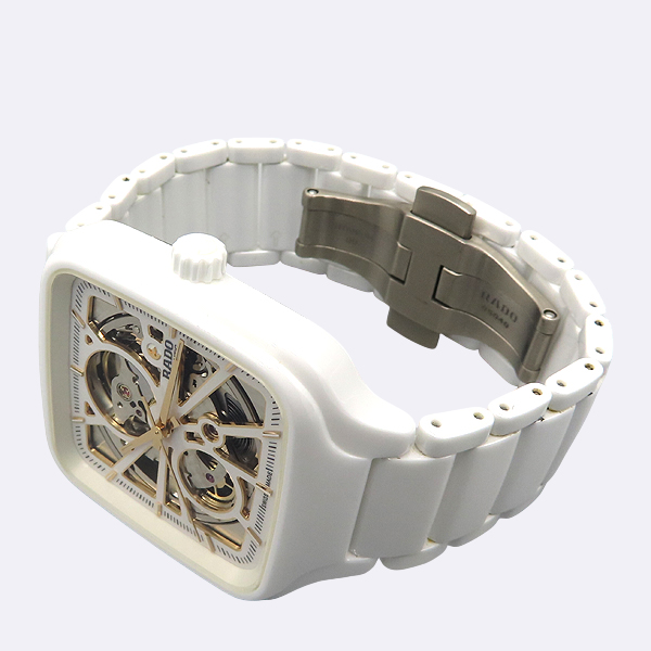 RADO(��) R27073012 ȭ��Ʈ Ʈ�� ������(TRUE SQUARE) ���� ��Ʈ �����ƽ ����� �������� �ð� 38MM [��������] �̹���2 - ���̺��� �߰���ǰ