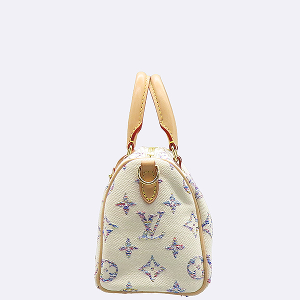 Louis Vuitton(���̺���) M24709 ��Ƽ�÷� ������(Blanc Multicolor) �к긯 �ݵѸ��� 20 ��Ʈ�� + �����Ʈ�� 2WAY [��������] �̹���3 - ���̺��� �߰���ǰ