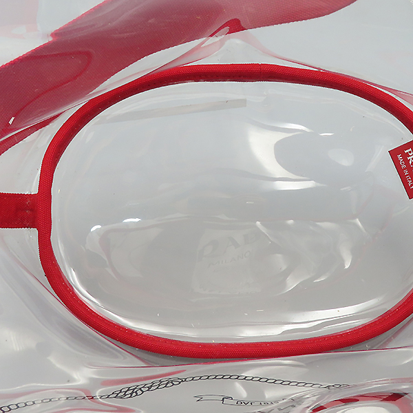 Prada(�����) 1BG166 PVC �÷��� �۶� ī���� �ΰ� ����Ʈ ��Ʈ�� + �����Ʈ�� 2WAY [�б�����] �̹���6 - ���̺��� �߰���ǰ