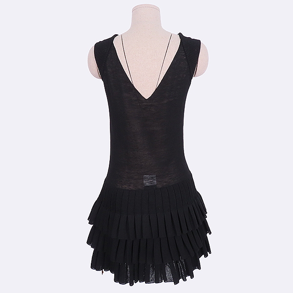 Chanel(����) P47975K06152 ���� ���� ȥ�� CC ��ư ��� �ø��� �巹�� ���ǽ� [��������] �̹���3 - ���̺��� �߰���ǰ