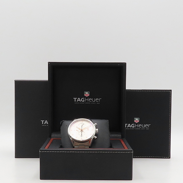 Tag Heuer(�±�ȣ�̾�) CAR2012.BA0796 CARRERA CALIBRE 1887 ���(ī����) 43MM ũ�γ�׷��� �ý���� ������ �����ƽ ��ƿ ��� �ð� [�д�������] �̹���5 - ���̺��� �߰���ǰ