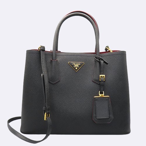 Prada(�����) 1BG775 ���� ���ǾƳ� �ﰢ �ΰ� �κ��� ��Ʈ�� + �����Ʈ�� 2WAY [û��������] �̹���2 - ���̺��� �߰���ǰ