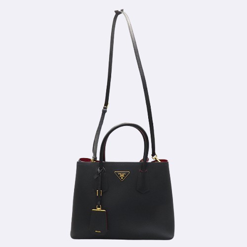Prada(�����) 1BG775 ���� ���ǾƳ� �ﰢ �ΰ� �κ��� ��Ʈ�� + �����Ʈ�� 2WAY [û��������] �̹���4 - ���̺��� �߰���ǰ