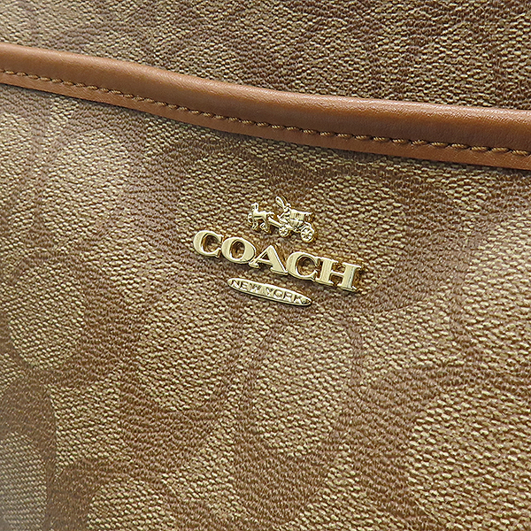 Coach(��ġ) F58297 ���ڽ� �ñ״�ó �ΰ� PVC ���� ���� Ʈ���� ũ�ν��� [��������] �̹���3 - ���̺��� �߰���ǰ