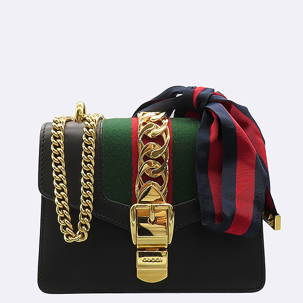 Gucci(����) 431666 ���� ���� Sylvie �Ǻ� �̴� ��� ü�� ��� ũ�ν��� + ������Ʈ�� [��������] �̹���2 - ���̺��� �߰���ǰ