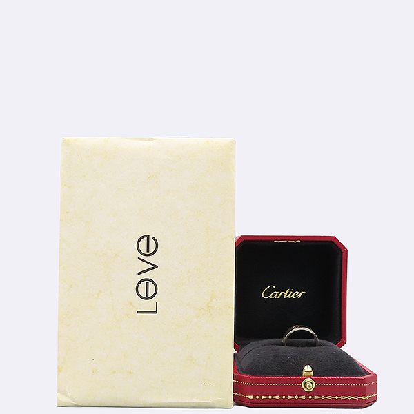 Cartier(��쿡) B4084753 LOVE RING 18K ȭ��Ʈ��� ���긵 ���� 5.5mm - 13ȣ [��������] �̹���3 - ���̺��� �߰���ǰ