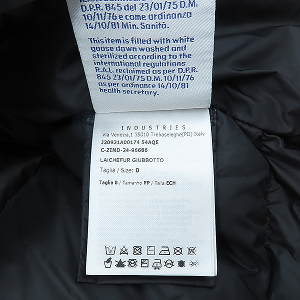 MONCLER(��Ŭ����) J20931A00174 54AQE ���� ����ü�� ��Ʈ �ٿ� ���� �е� - 0������ [�����νż�����] �̹���5 - ���̺��� �߰���ǰ