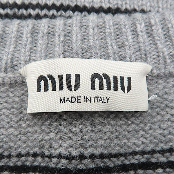 MiuMiu(�̿�̿�) MMA757 �׷��� ���� ĳ�ù̾� �巹�� �μҸ� ��Ʈ ���ǽ� - 36 [��������] �̹���5 - ���̺��� �߰���ǰ