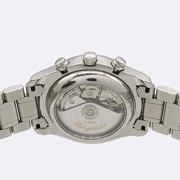 LONGINES(����) L2.673.4.78.6 ������ �÷��� �������� ũ�γ� �����ƽ 40MM ��ƿ ������ �ð� [��������] �̹���4 - ���̺��� �߰���ǰ