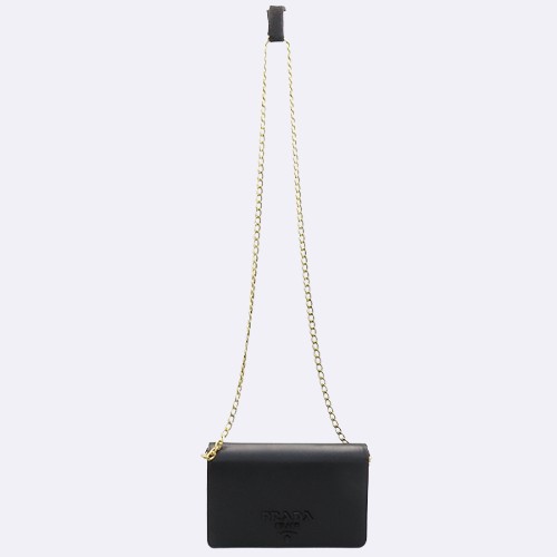 Prada(�����) 1BP012 NERO ���� ���ũ�� ���ǾƳ� �ΰ� ��� WOC ���� ü�� ��� �� ũ�ν��� [û��������] �̹���3 - ���̺��� �߰���ǰ
