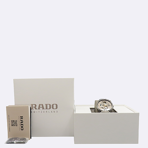 RADO(��) R27108112 Ʈ�� ���� ������Ʈ (True Round Open Heart) 40mm ƼŸ�� �극�̽��� �����ƽ ������ �ð� [��������] �̹���5 - ���̺��� �߰���ǰ