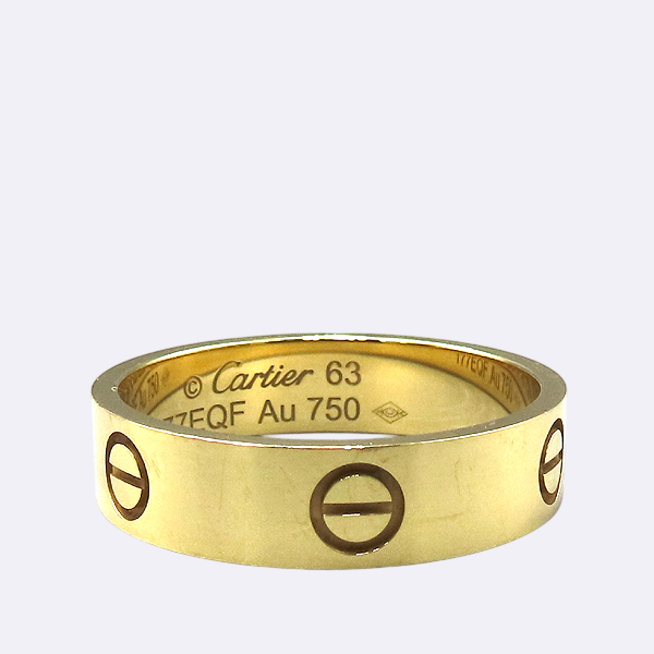 Cartier(��쿡) B4084663 AU750 18K ���ο� ��� LOVE RING ���긵 5.5MM ���� - 23ȣ [��������] �̹���2 - ���̺��� �߰���ǰ