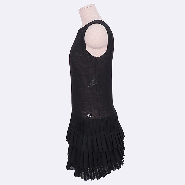 Chanel(����) P47975K06152 ���� ���� ȥ�� CC ��ư ��� �ø��� �巹�� ���ǽ� [��������] �̹���2 - ���̺��� �߰���ǰ