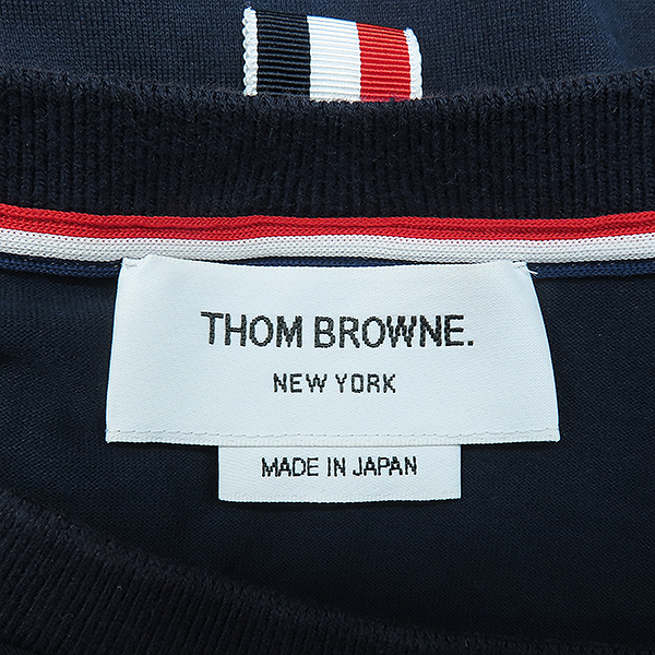 THOM BROWNE(�����) MJS068A 00042 415 ���̺� �÷� ���̵� ���� ������ ���� ������ Ƽ���� - 2������ [��������] �̹���5 - ���̺��� �߰���ǰ