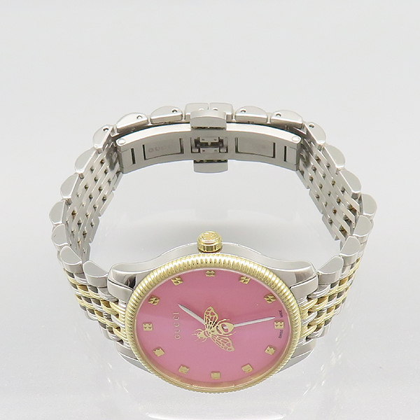 Gucci(����) YA1265030 G-TIMELESS(Ÿ�Ӹ���) ��ũ ���̾� BEE �ܹ� ��� ����  ������ �ð� [���̷Ե���] �̹���3 - ���̺��� �߰���ǰ