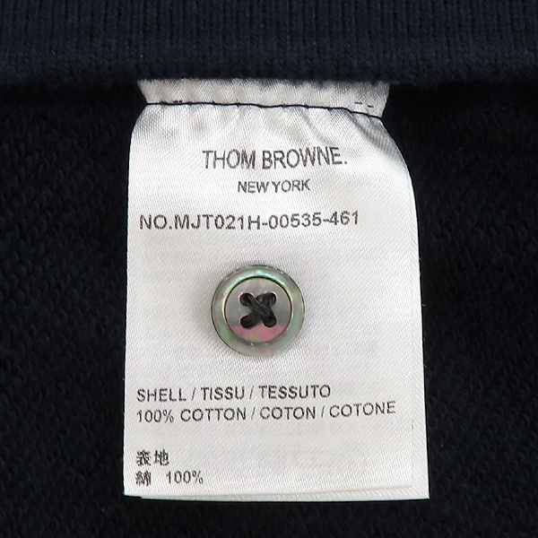THOM BROWNE(�����)  MJT021H  24FW ���̺��÷� ���� �缱 ��Ʈ������ ������   [õ�Ƚż�����] �̹���5 - ���̺��� �߰���ǰ