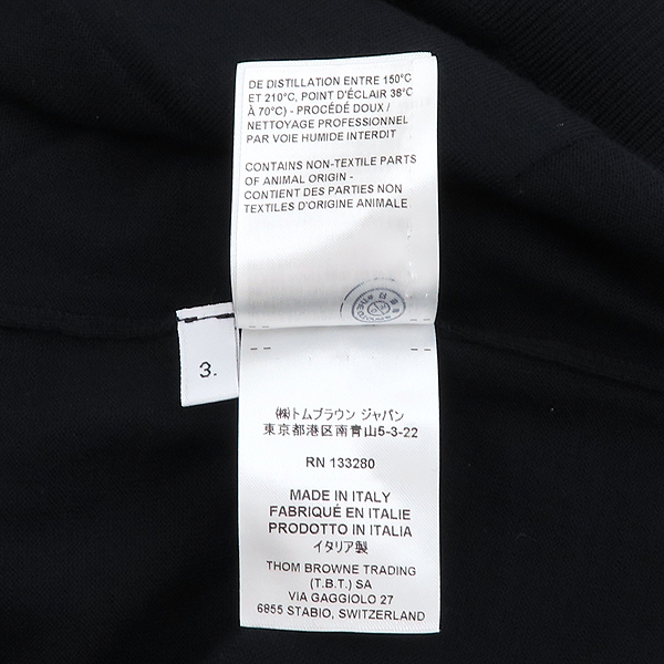 THOM BROWNE(�����)  MKC489A Y1014 415 �����÷� ���� ��Ƽġ �� �����  [õ�Ƚż�����] �̹���5 - ���̺��� �߰���ǰ