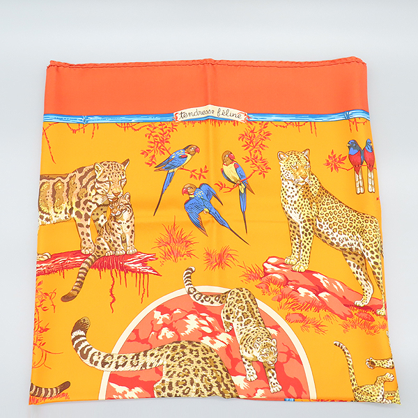 Hermes(�����޽�) ������ �÷� Tendresse Feline 100% ��ũ ��ī�� 90 [���̷Ե���] �̹���2 - ���̺��� �߰���ǰ