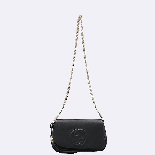 Gucci(����) 536224 ���� ���� SOHO ��ȣ ���ͷ�ŷ �׽���� �ΰ� ��Ƽġ ����Ż ü�� ũ�ν��� [�����νż�����] �̹���4 - ���̺��� �߰���ǰ