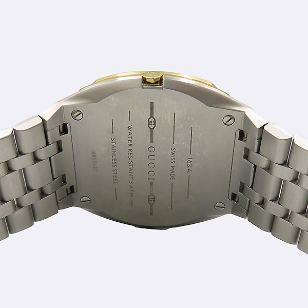 Gucci(����) YA163403 G ���ͷ�ŷ 25H Ÿ���ǽ� ��� ���̾� ��ƿ 34MM ���� ������ð� [�����νż�����] �̹���4 - ���̺��� �߰���ǰ